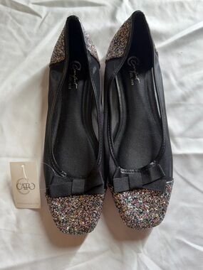 Cato Sparkly Mesh Flats women’s size 8